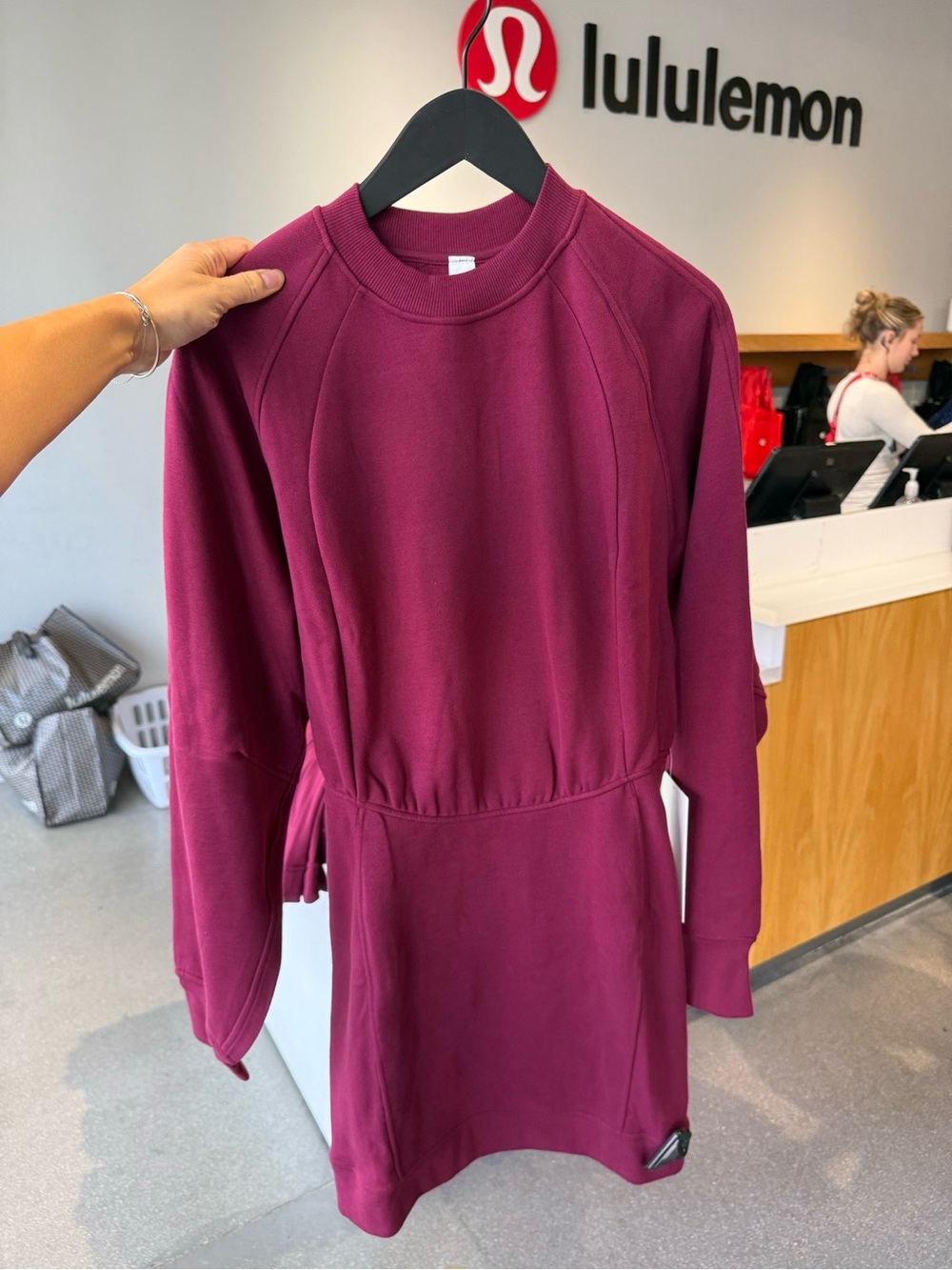 NWT!lululemon athletica Long Sleeve Dress - DELX,CUTE♥️